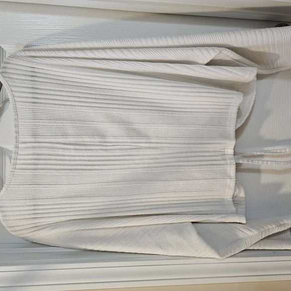 Chiquease Plus Dolman Sleeve Drawstring Ruched Front Tee - Picture 6 of 8